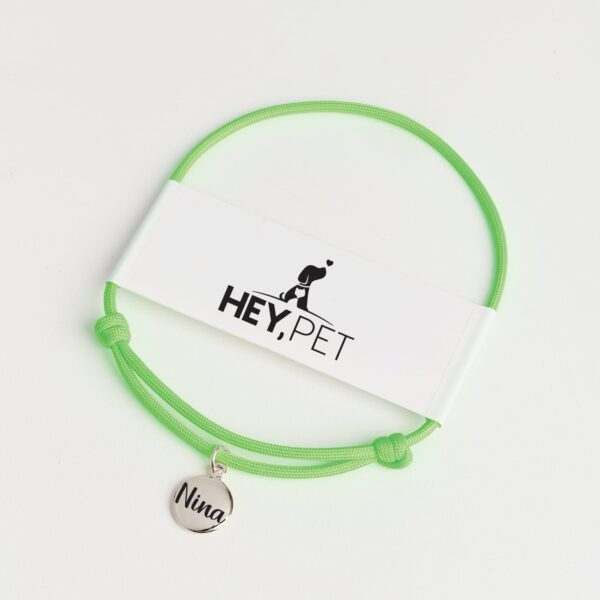 Coleira Com Pingente - Verde Neon - Imagem 3